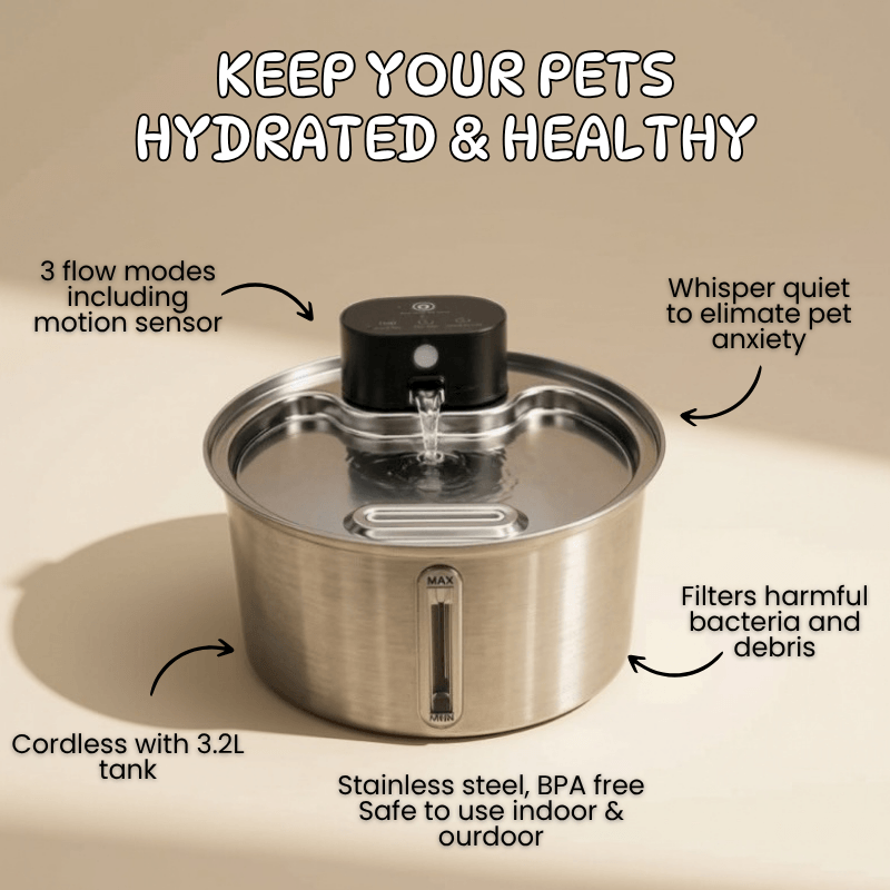 FreshPaws™ Water Fountain + 5 Free Filters